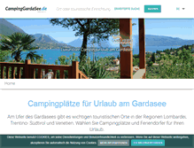 Tablet Screenshot of campinggardasee.de